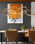 LAMPA WISZĄCA LED LHJ050-CP T ZŁOTA 4