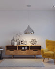 Lampa Sufitowa Lustrzana APP272-1CP SREBRNA 4
