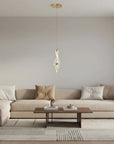 LAMPA SUFITOWA WISZĄCA LED G120-CP GOLD 4