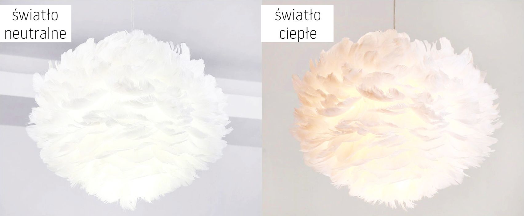 Lampa Wisząca z Piór APP334-3CP Szara
