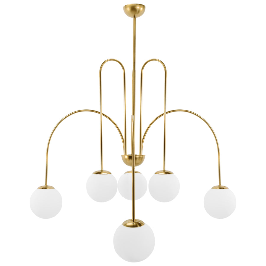 Lampa Sufitowa Wisząca Złota APP1584-6CP 1