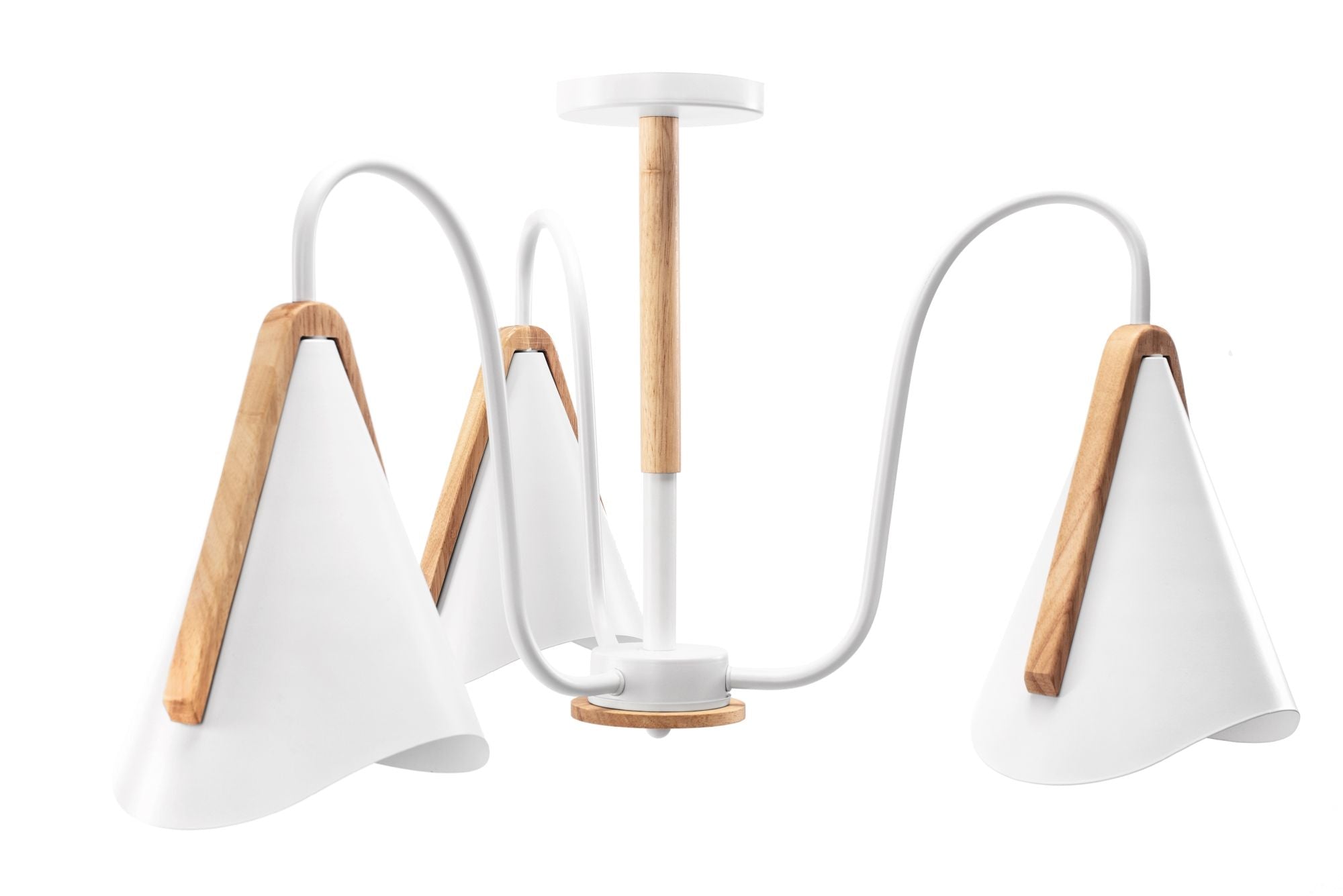 Lampa Sufitowa Skandynawska Trójramienna APP604-3C Biała