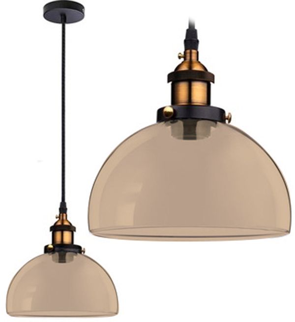 Lampa sufitowa wisząca szklana Verto C