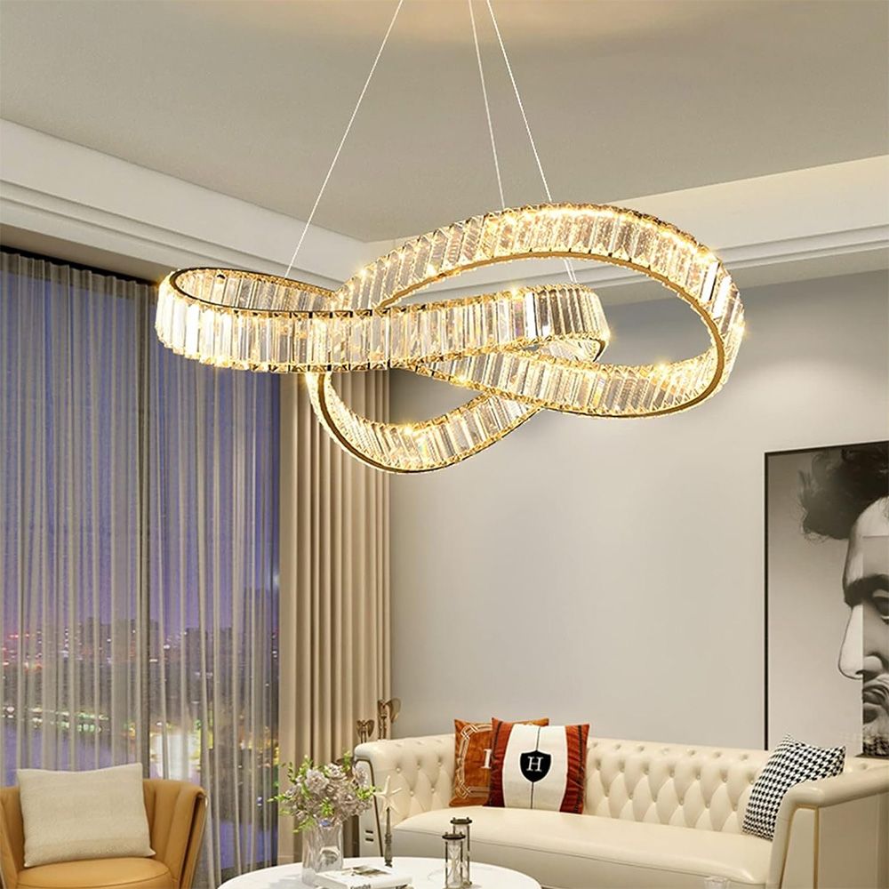 Lampa Sufitowa Wisząca Led App1538-cp Gold 9