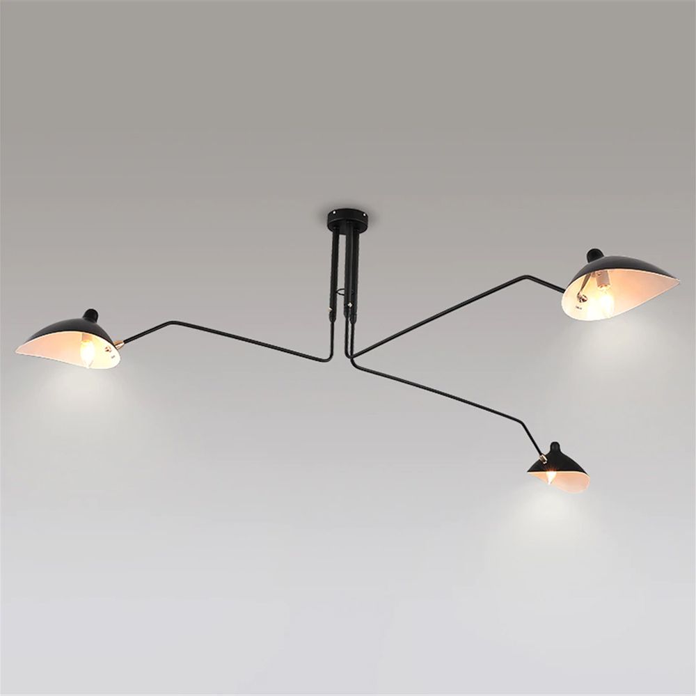 Lampa sufitowa 3 ramienna APP569-3C Czarna