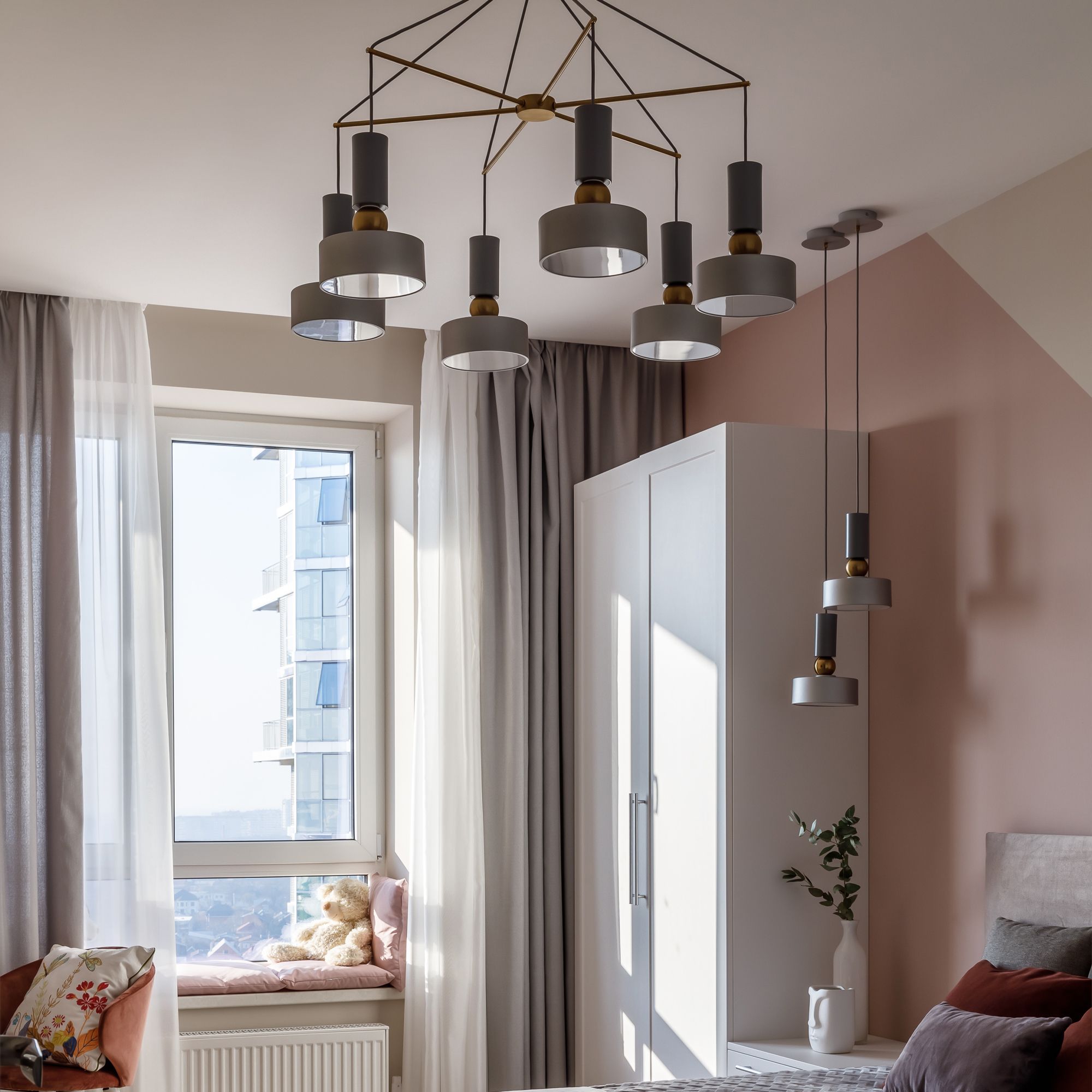 Lampa Sufitowa Wisząca Metalowa App661 7