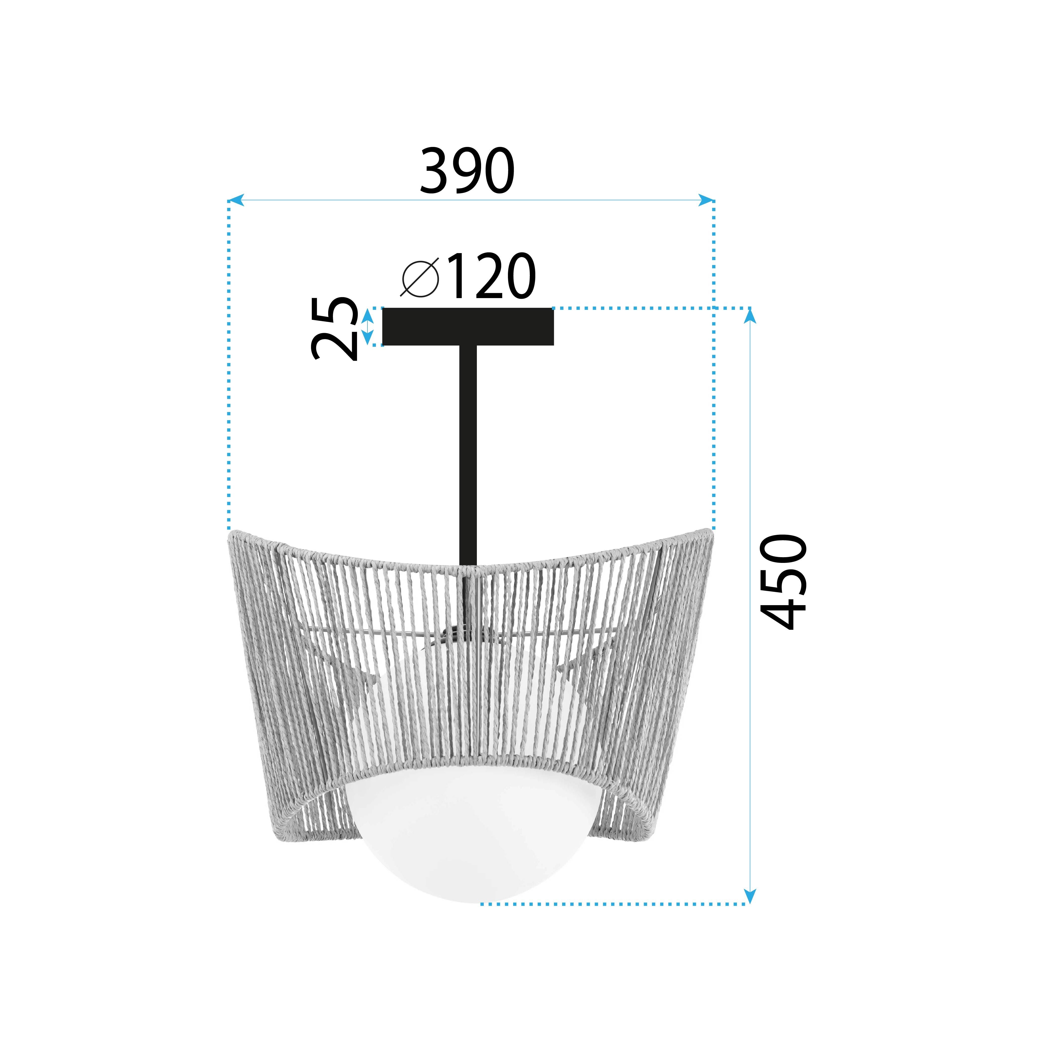 Lampa Sufitowa Boho APP1589-1CP 8