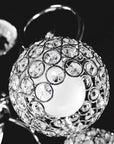 Lampa Kryształowa Żyrandol z Metalowymi Liśćmi APP636-5C