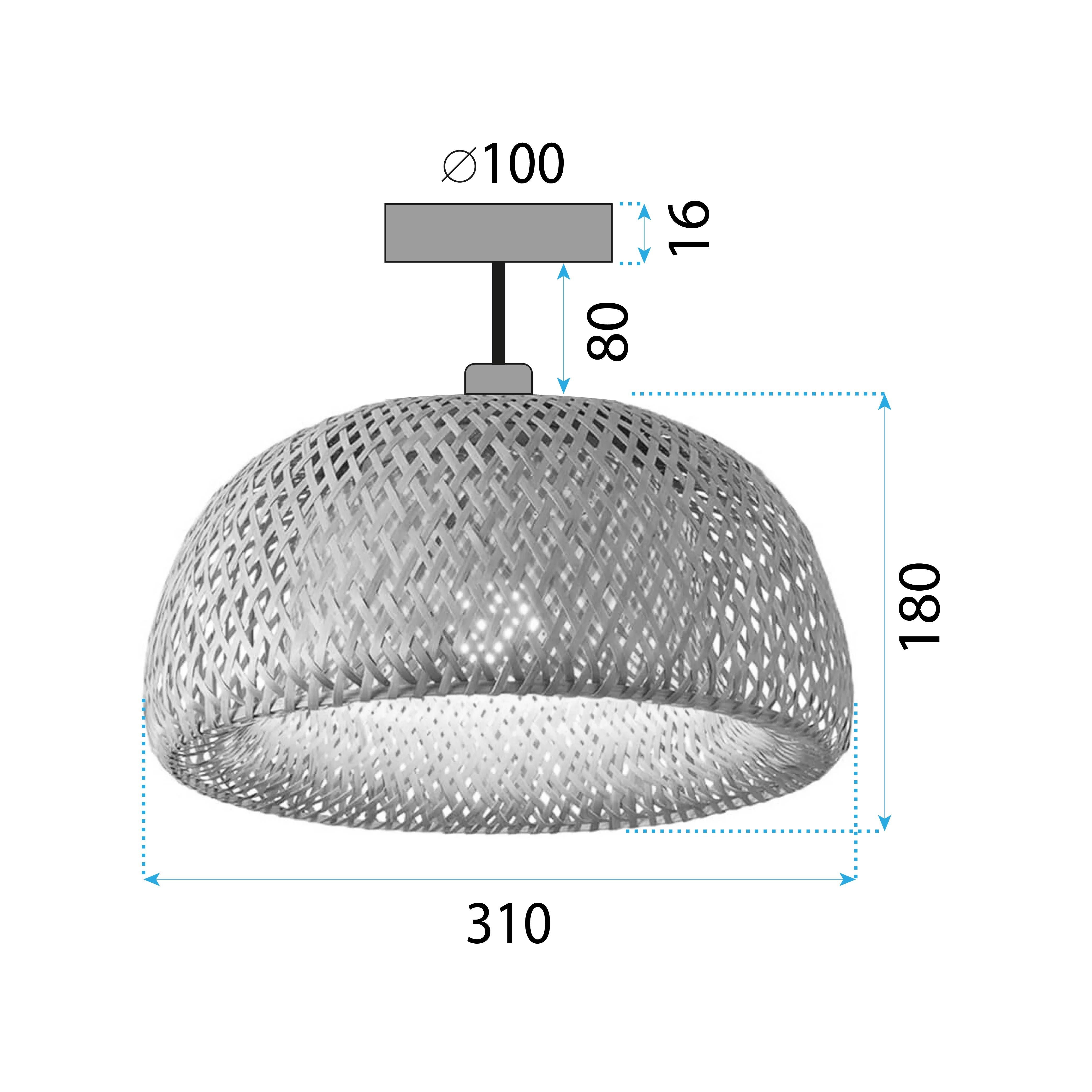 Lampa Wisząca Bambusowa APP1638-1CP 7
