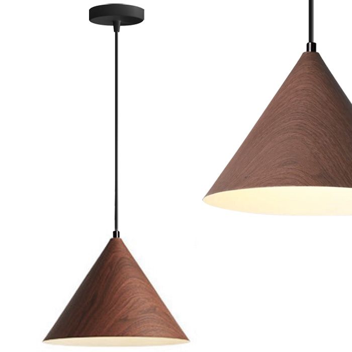 LAMPA SUFITOWA WISZĄCA APP1443-1CP DARK WOOD