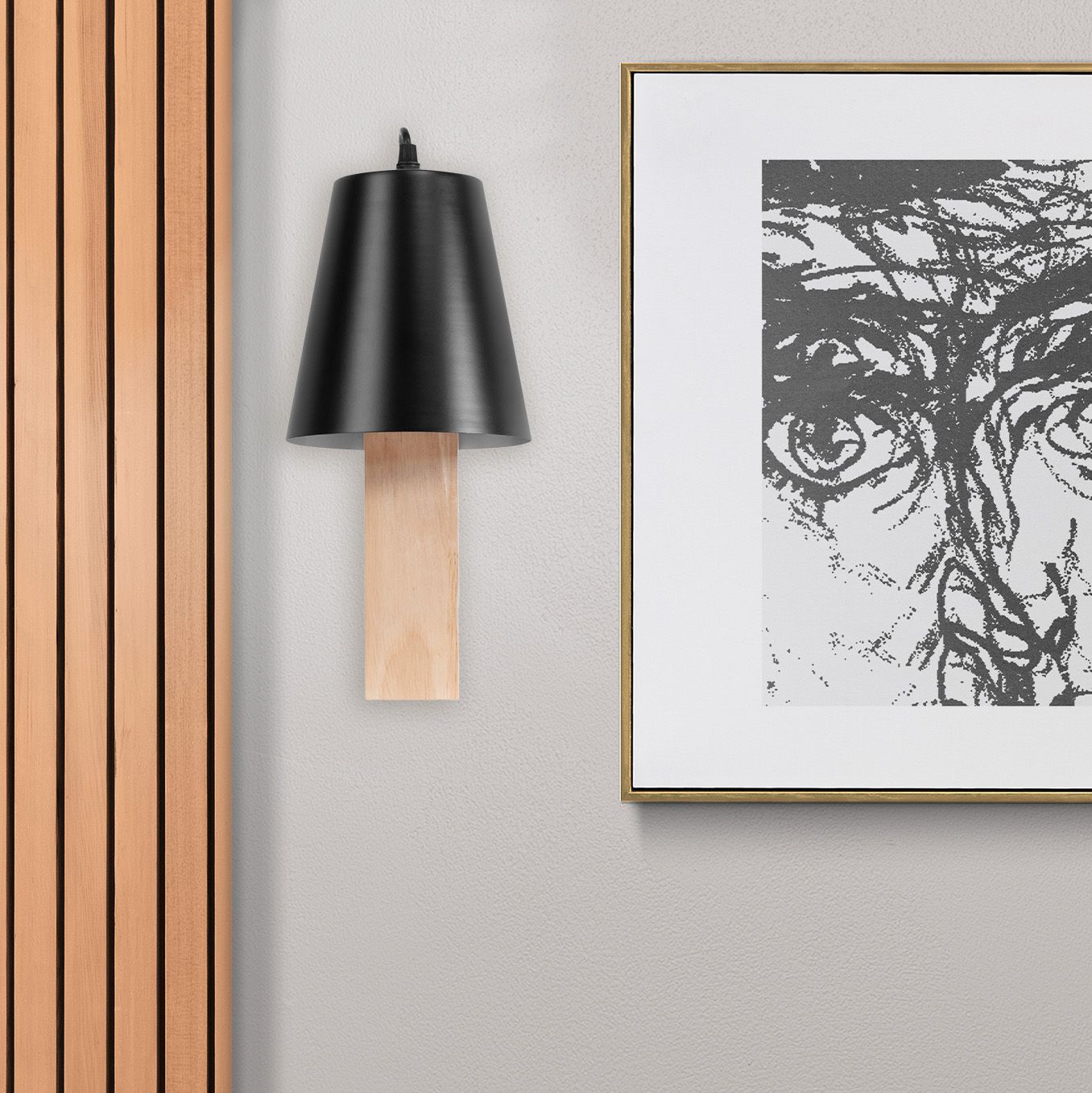 Lampa Kinkiet Loft APP1279-1W Black 6