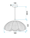 Lampa Sufitowa Wisząca APP1954-1CP 9