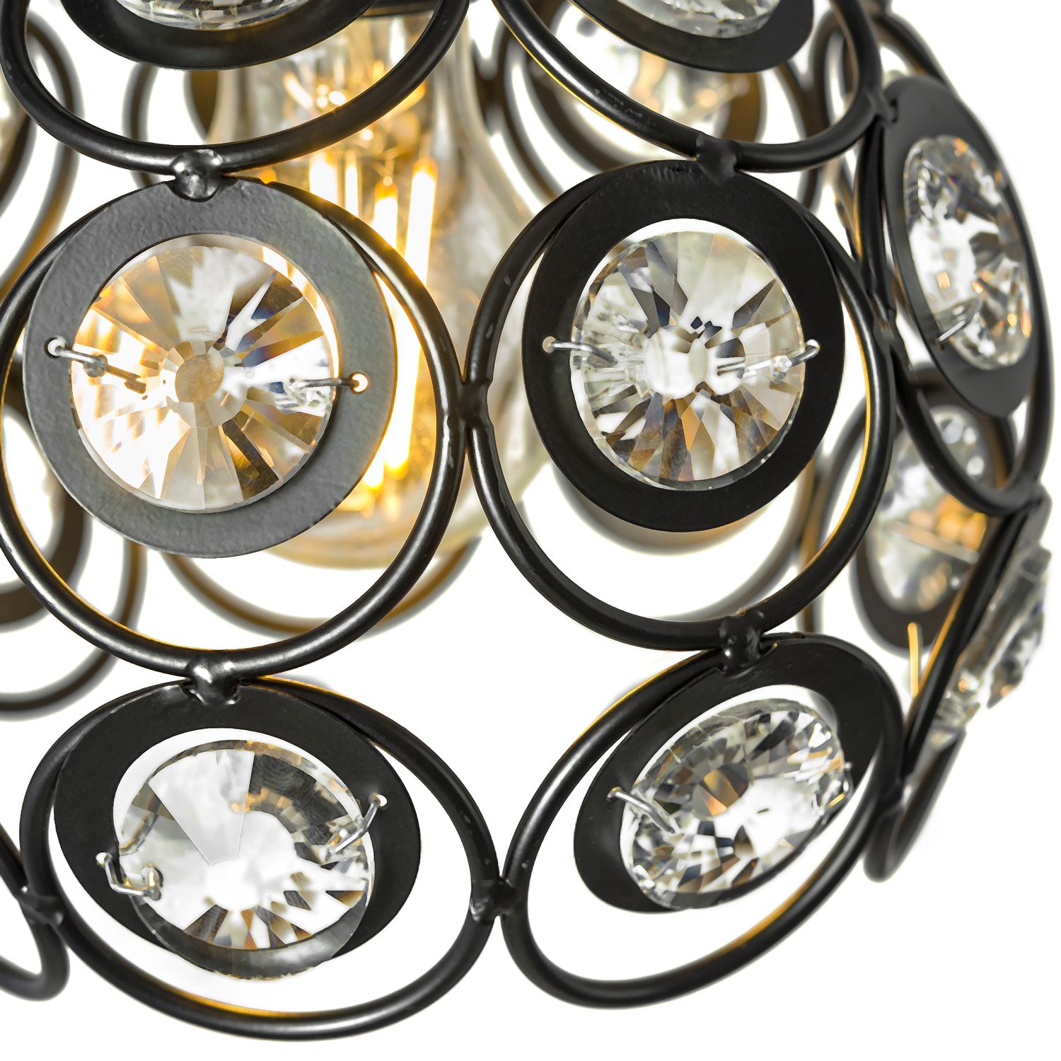 Lampa Wisząca Kula Kryształ App203