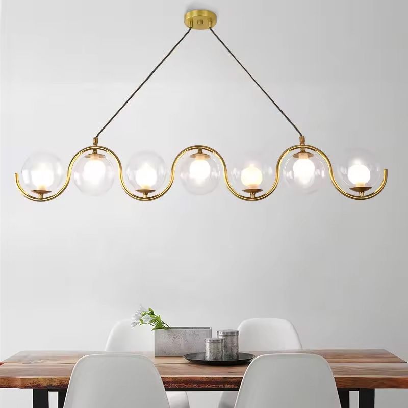 Lampa Sufitowa Wisząca App1441-7cp Złota