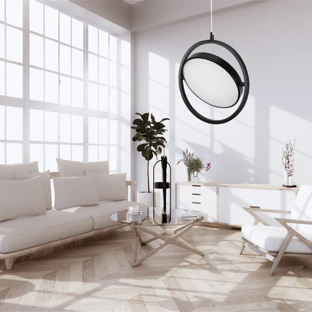 LAMPA WISZĄCA LED APP1790-CP Czarna 5