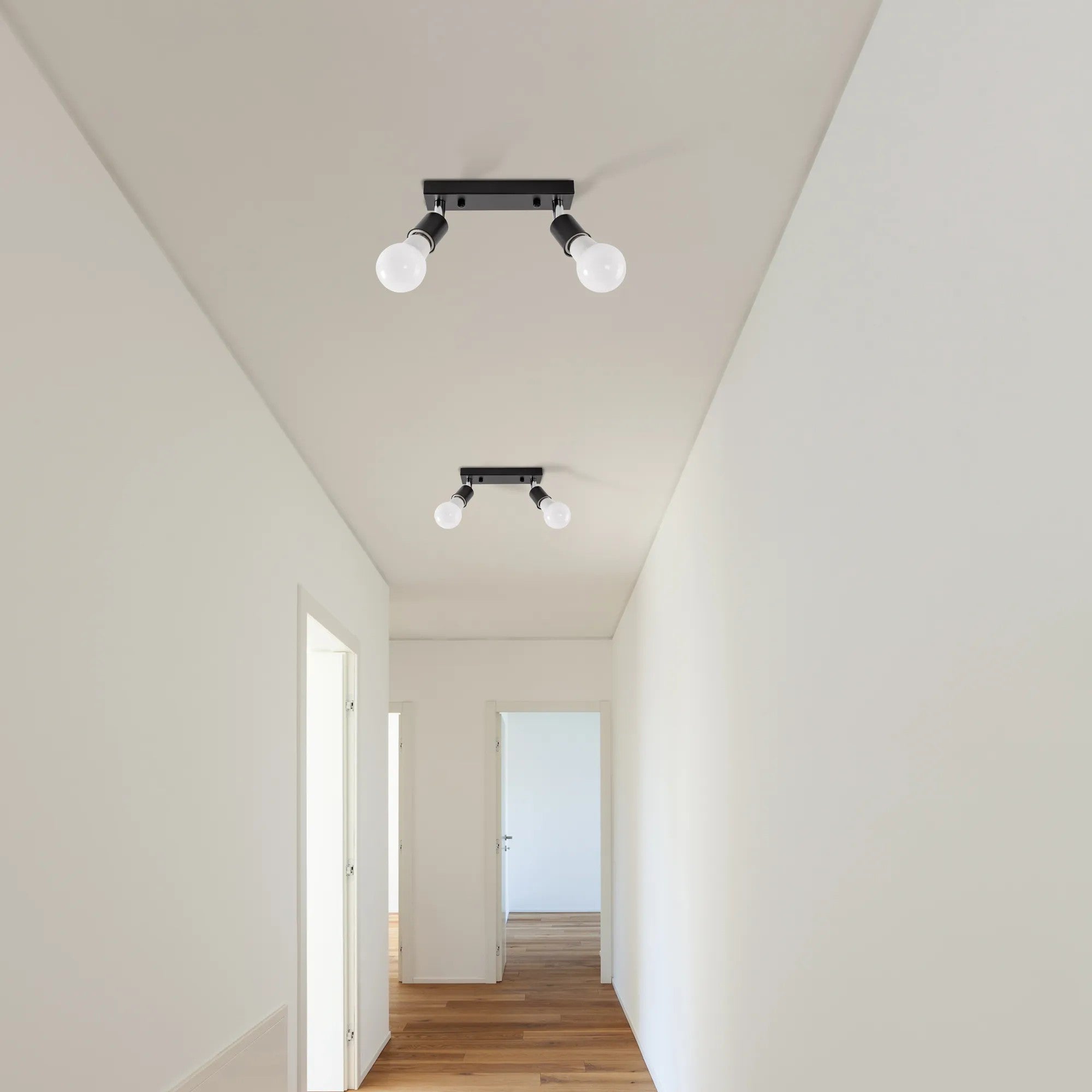 Lampa Sufitowa Reflektor Plafon APP696-2C Czarna 5