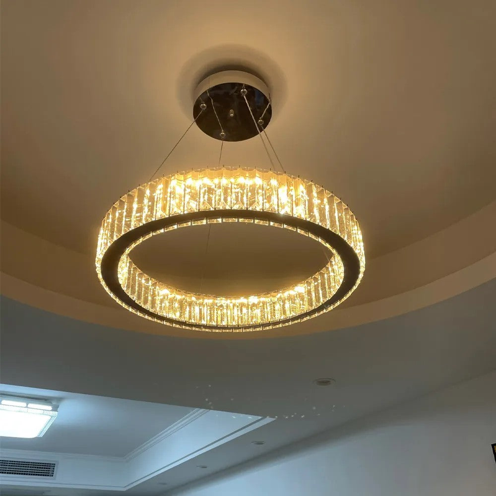 Kryształowa Lampa Sufitowa LED APP982-CP 5