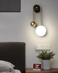 LAMPA ŚCIENNA KINKIET APP1474-W GOLD 5