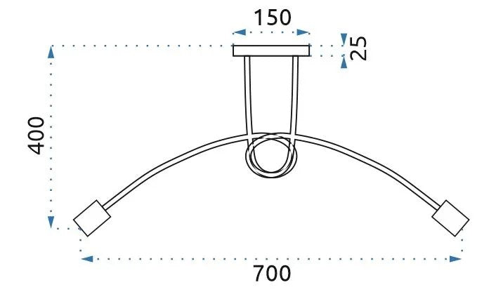 Lampa Paradise 5 Szara 392252 5