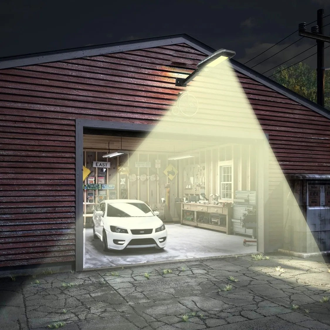 Lampa Solarna LED Z Czujnikiem Ruchu RSL018 5