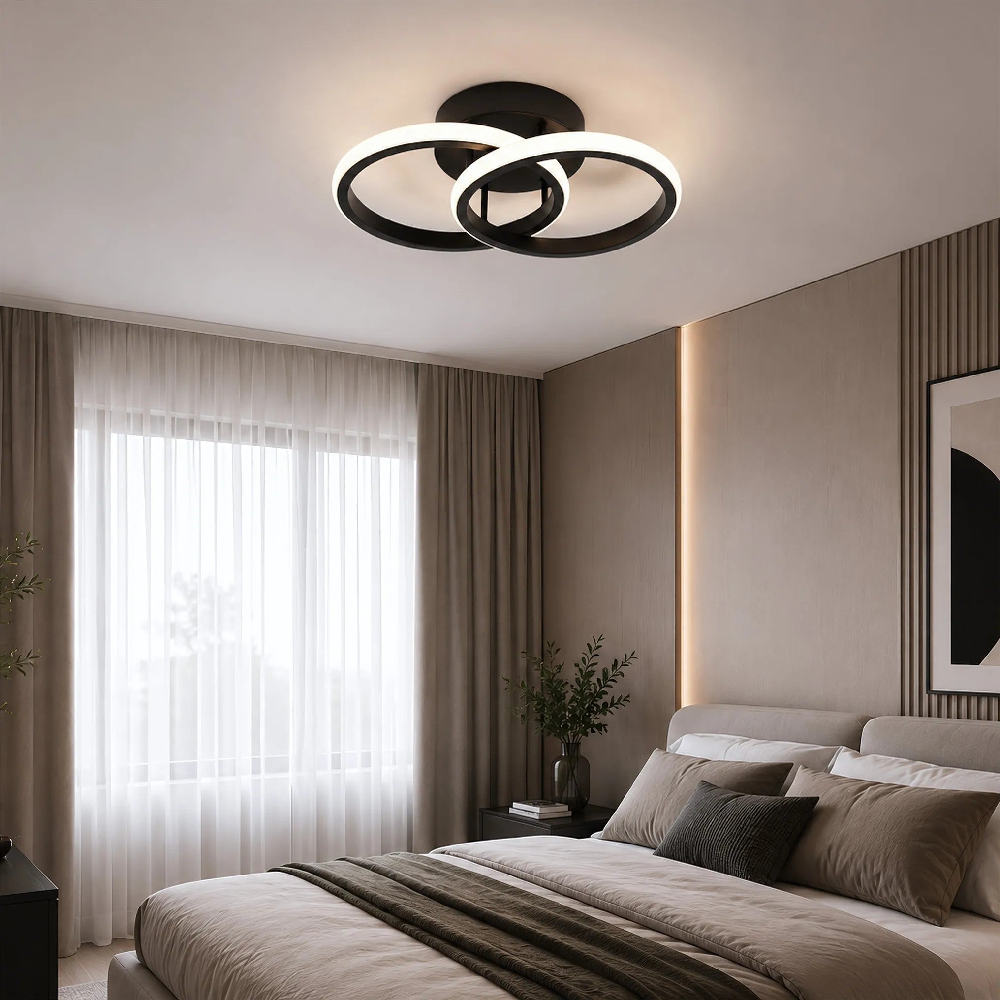 Lampa Sufitowa LED LHJ121-C Czarna 5