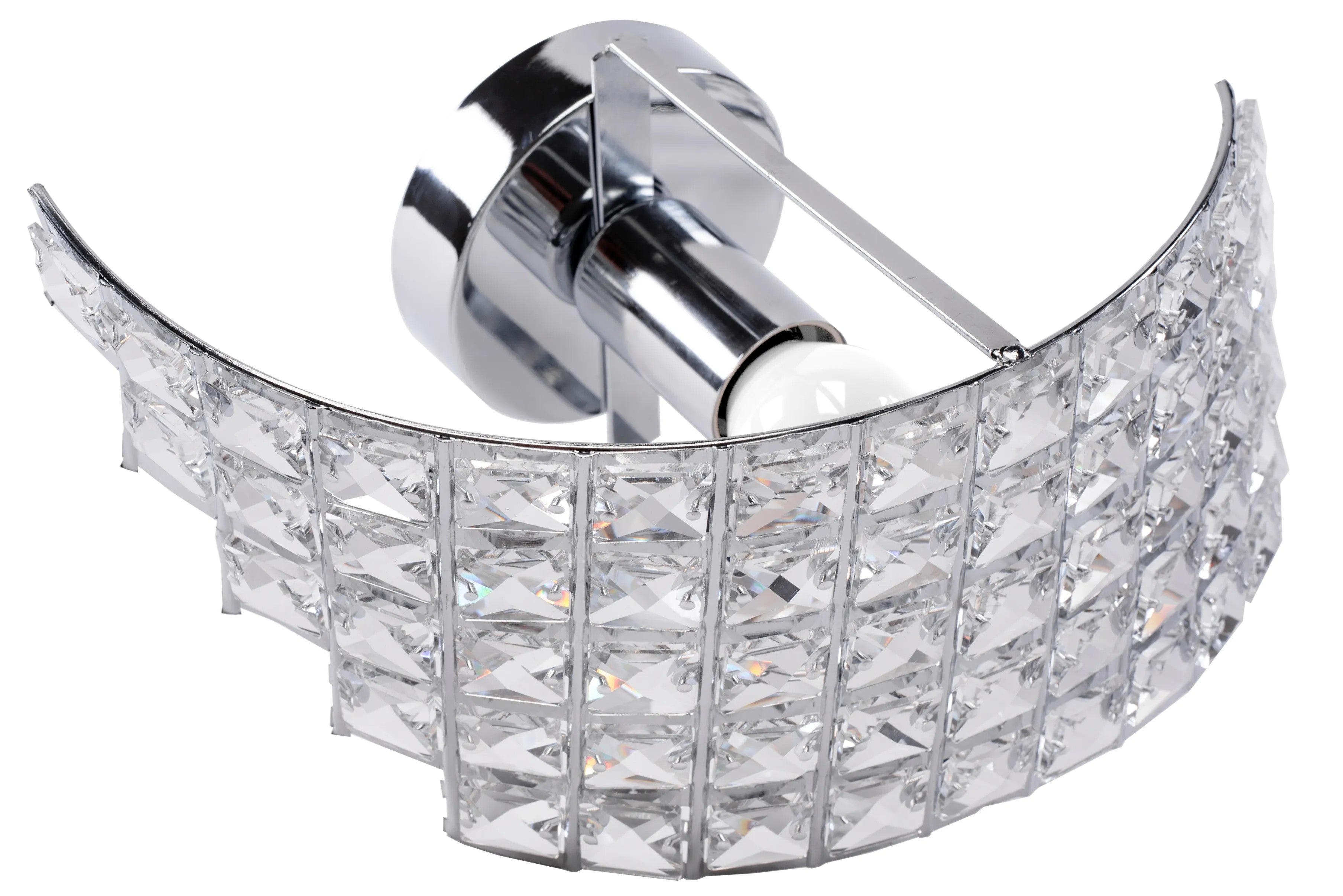 LAMPA ŚCIENNA KINKIET W STYLU GLAMOUR APP676-1W E27 5