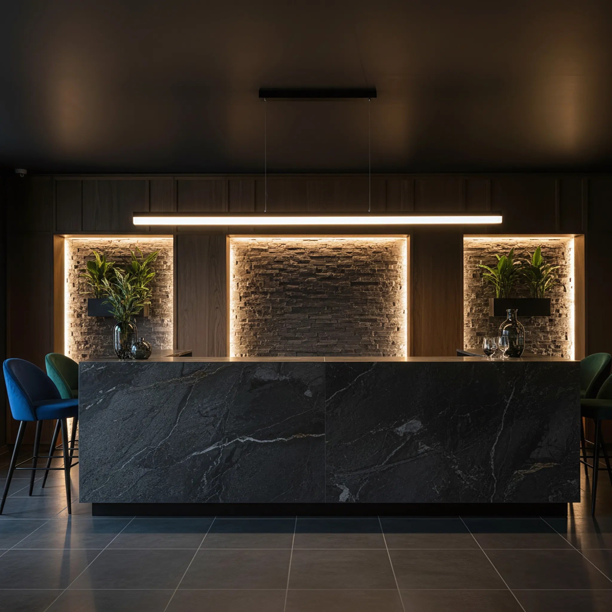 Lampa Wisząca LED APP1695-CP 200 Cm Czarna 5