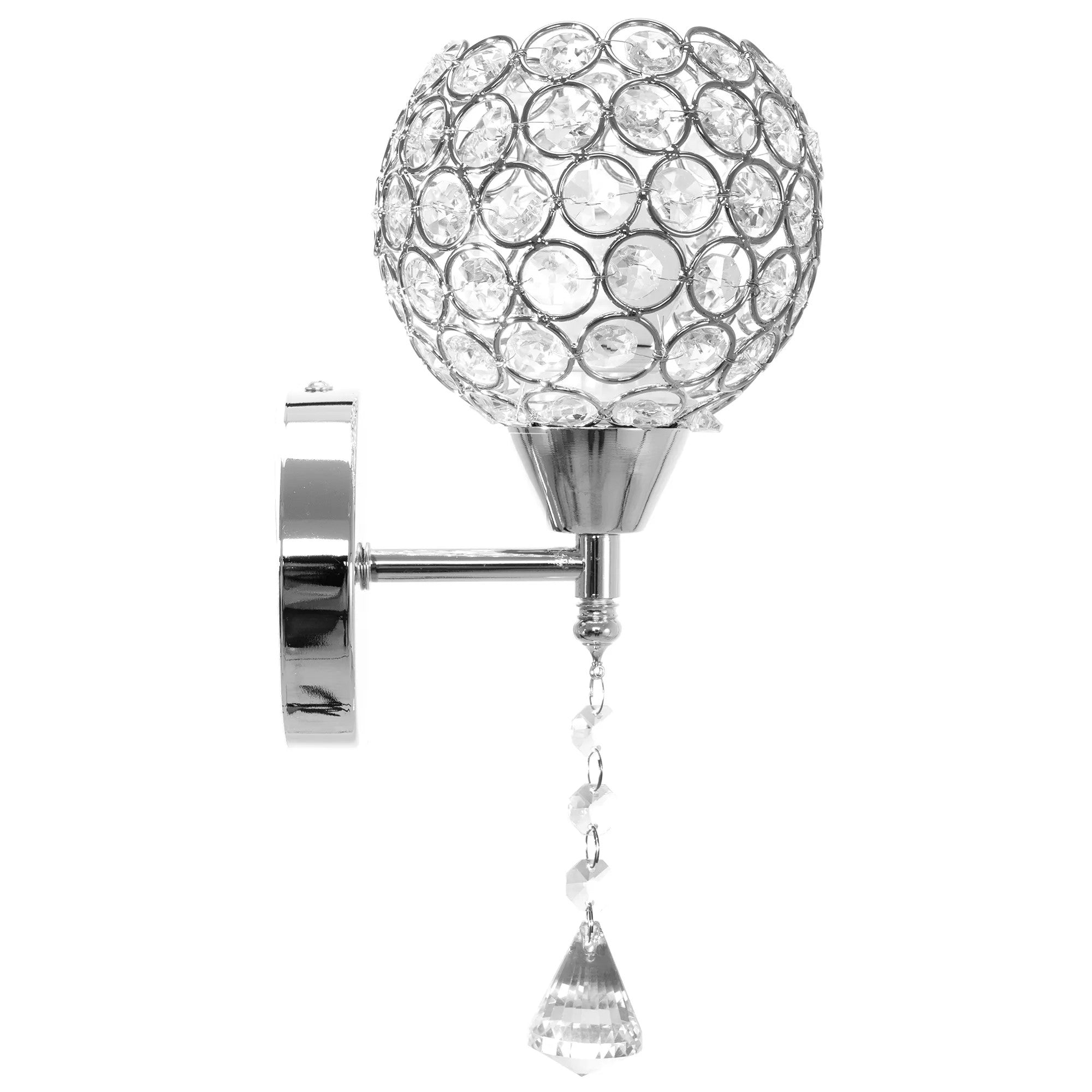 LAMPA ŚCIENNA KINKIET W STYLU GLAMOUR APP716-1W E27 5