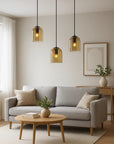 LAMPA WISZĄCA APP1704-1PC Amber 5