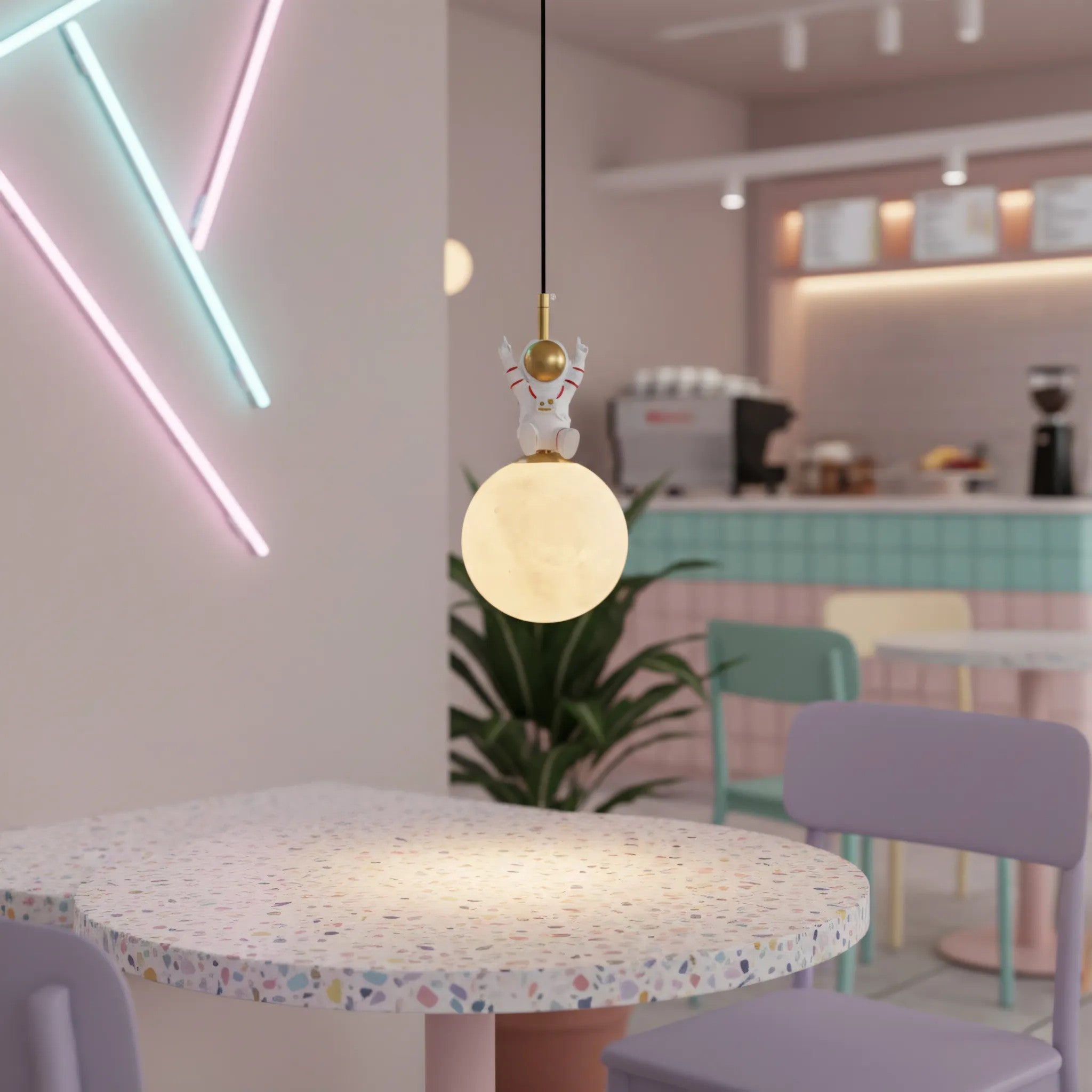 LAMPA SUFITOWA WISZĄCA APP1805-1CP Cosmo 5