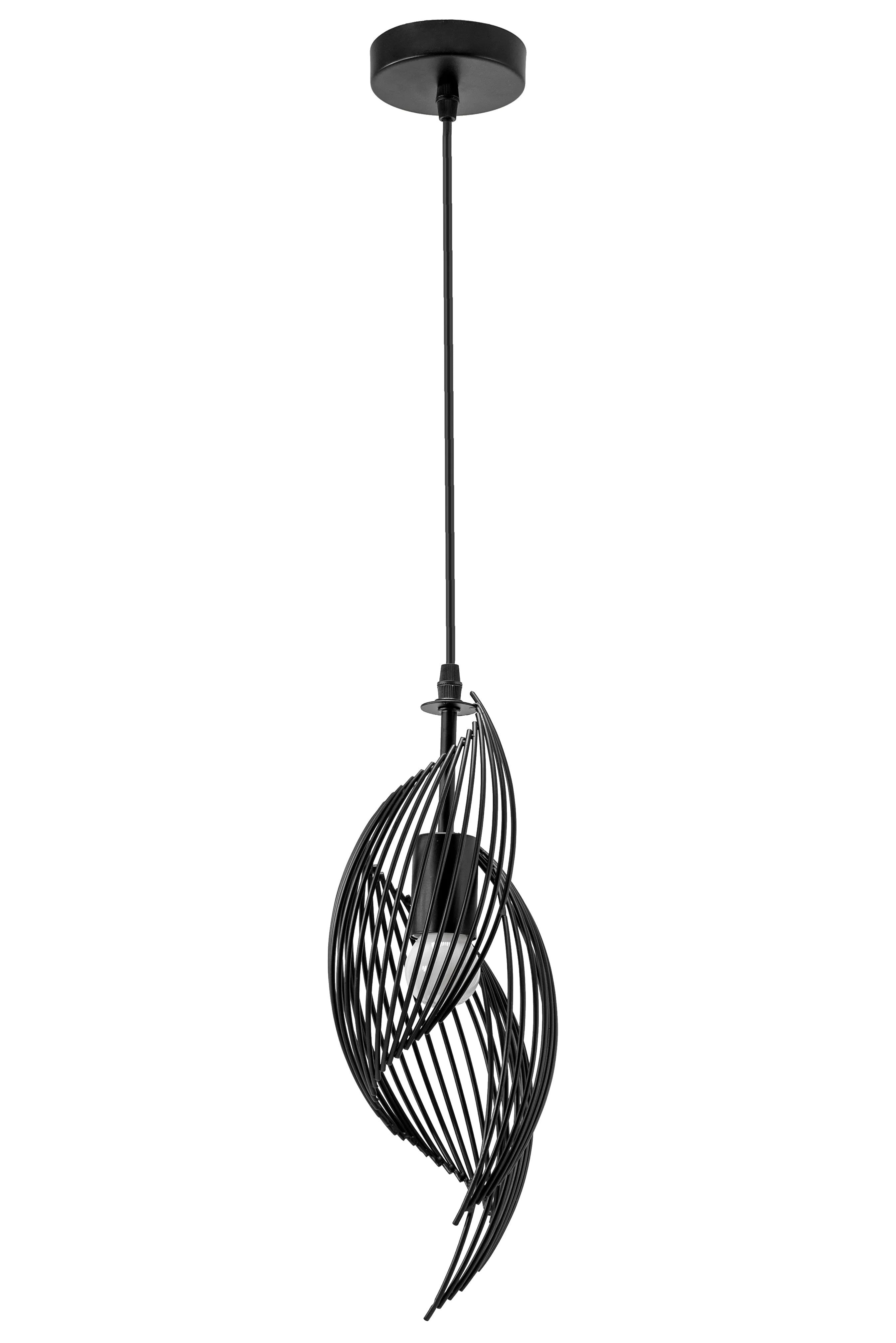 Lampa Sufitowa Nowoczesna Loft APP977-1CP Czarna 5