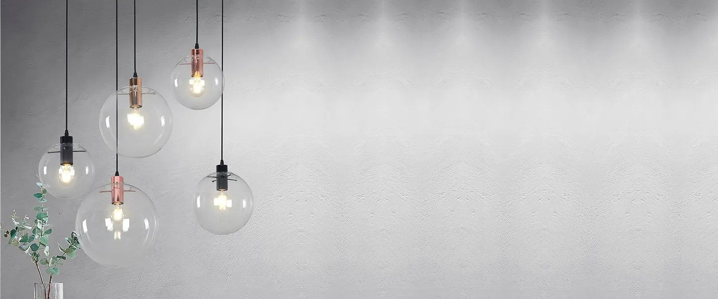 Lampa Sufitowa Wisząca Szklana Lassi 20 Cm App039-1cp Różowe Złoto 5