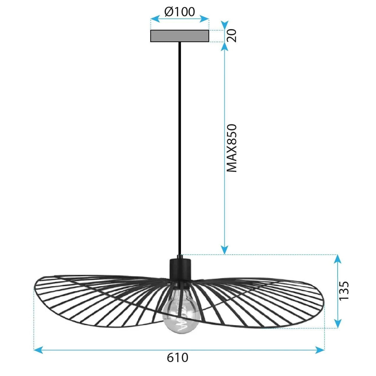 LAMPA SUFITOWA APP1841-1CP 5