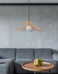 Lampa Sufitowa Wisząca Płaska Okrągła Loft APP483-1CP Różowe Złoto 5