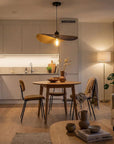 LAMPA SUFITOWA WISZĄCA APP1470-1CP Czarna/stare Złoto 5