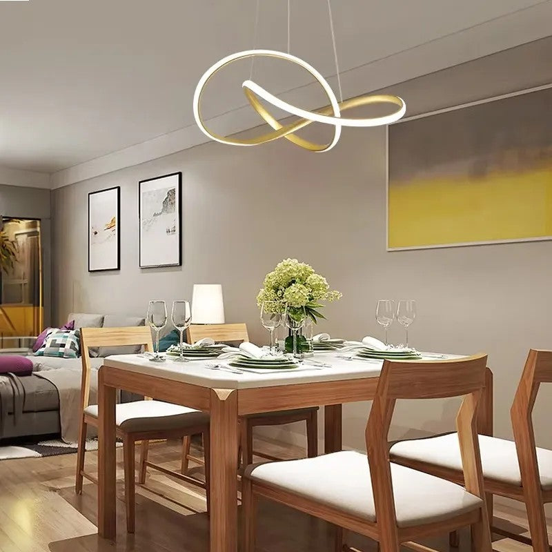 LAMPA SUFITOWA WISZĄCA LED APP1601-CP Gold 5