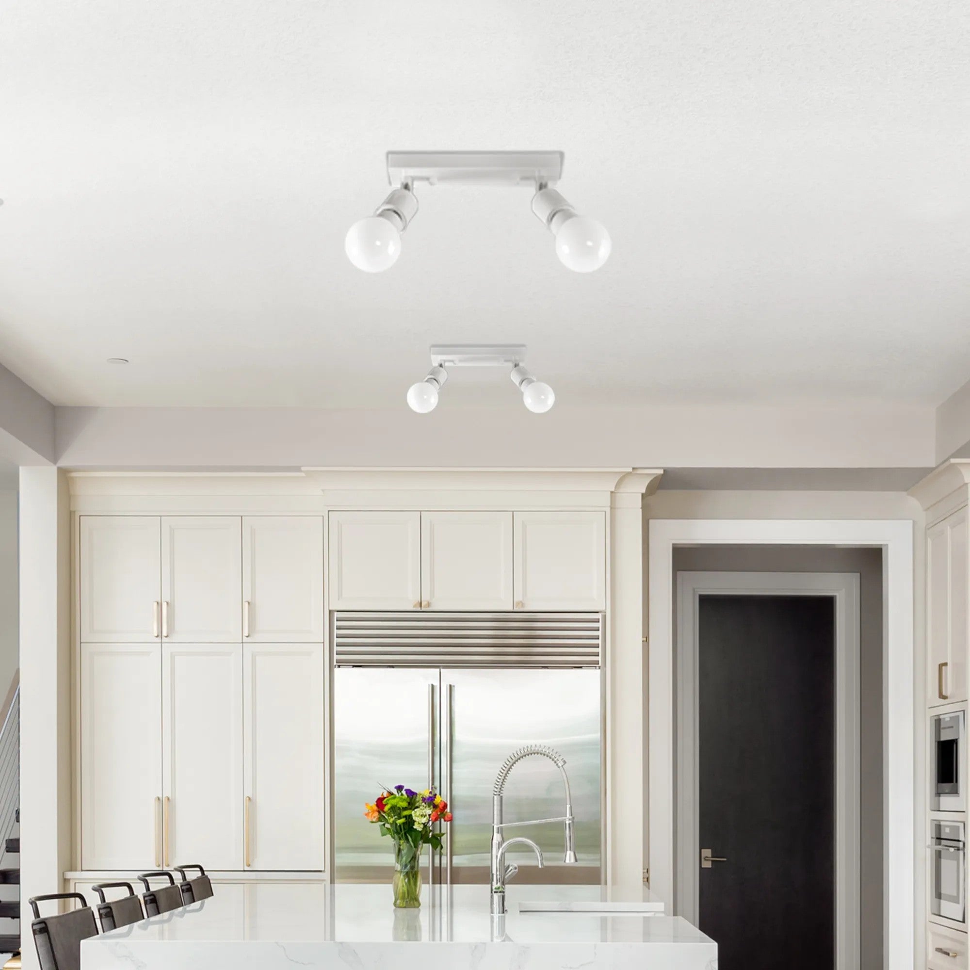 Lampa Sufitowa Reflektor Plafon APP695-2C Biała 5