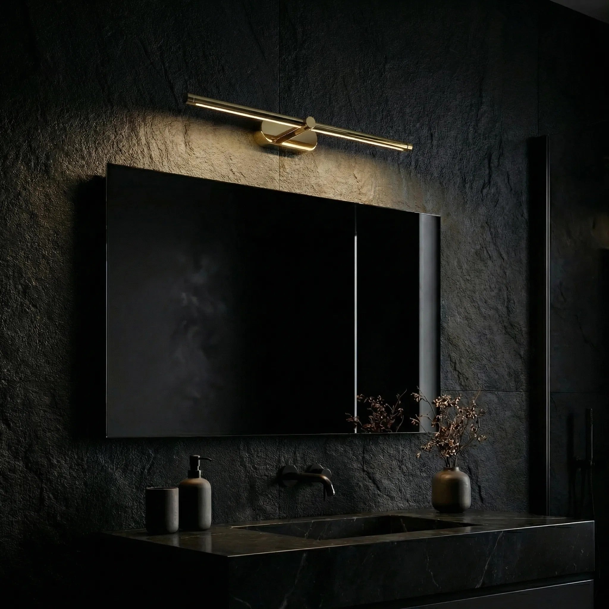 Kinkiet Łazienkowy LED APP1889-1W 40 Cm Złoty 5