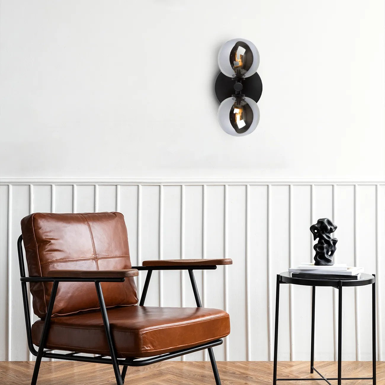 LAMPA ŚCIENNA KINKIET APP1162-2W Czarny 5