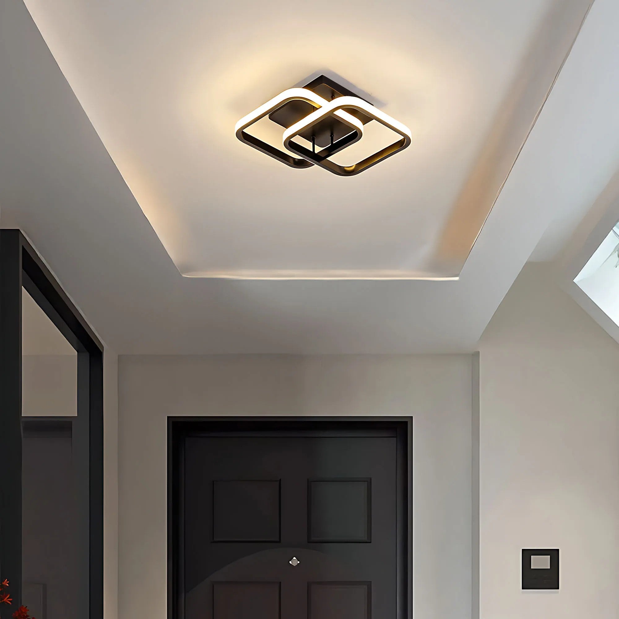 Lampa Sufitowa Plafon LHJ074-C Czarna 5