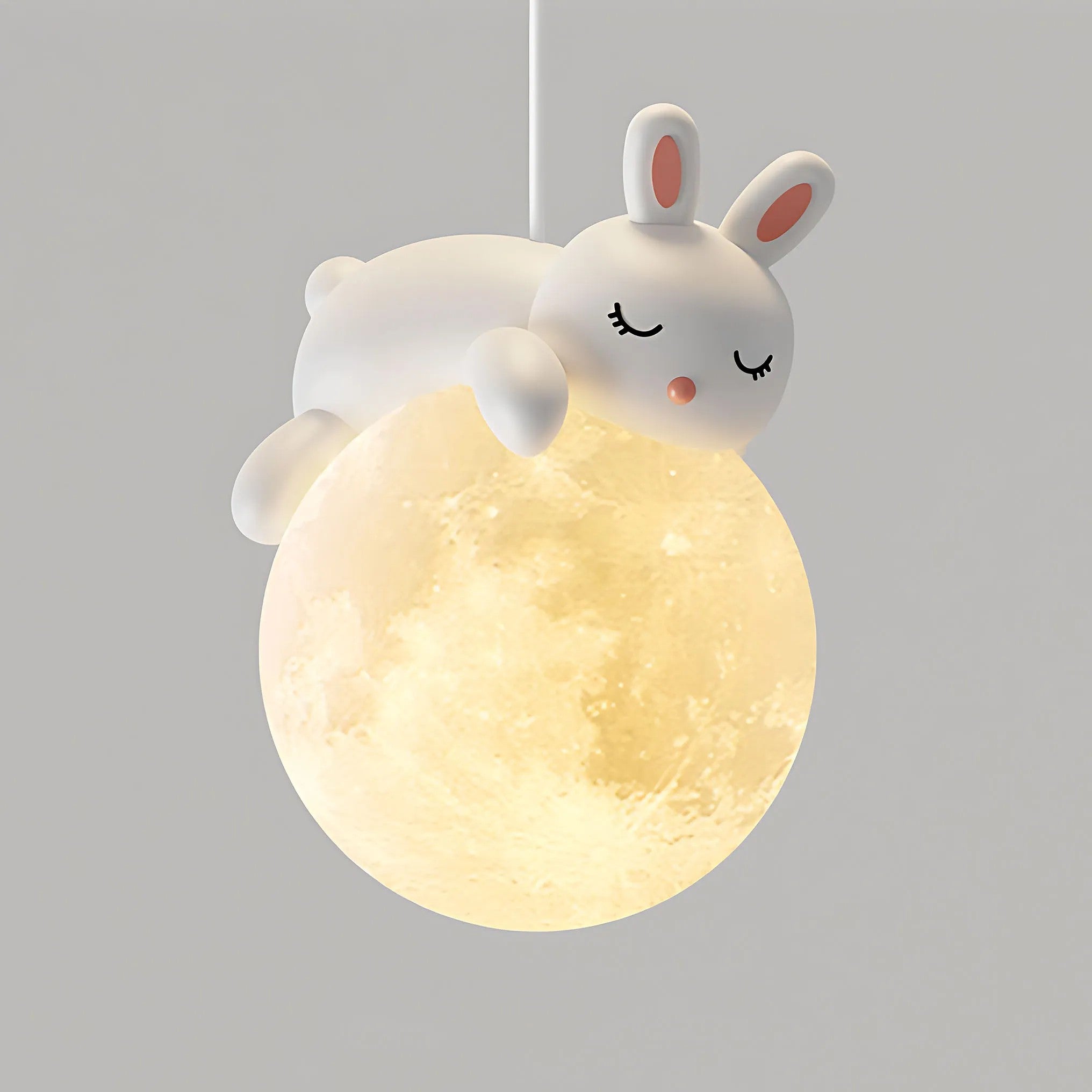 LAMPA SUFITOWA WISZĄCA ŚPIĄCY KRÓLICZEK G164-1CP 5