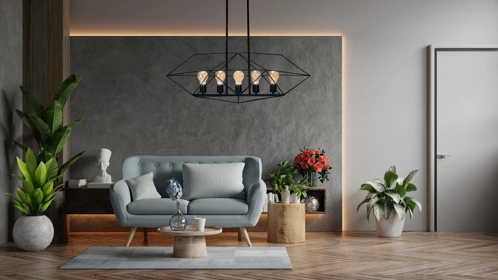 Lampa Wisząca APP1037-5CP 5