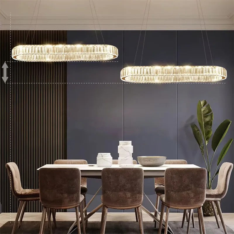 LAMPA SUFITOWA WISZĄCA LED APP1547-CP CHROM 5