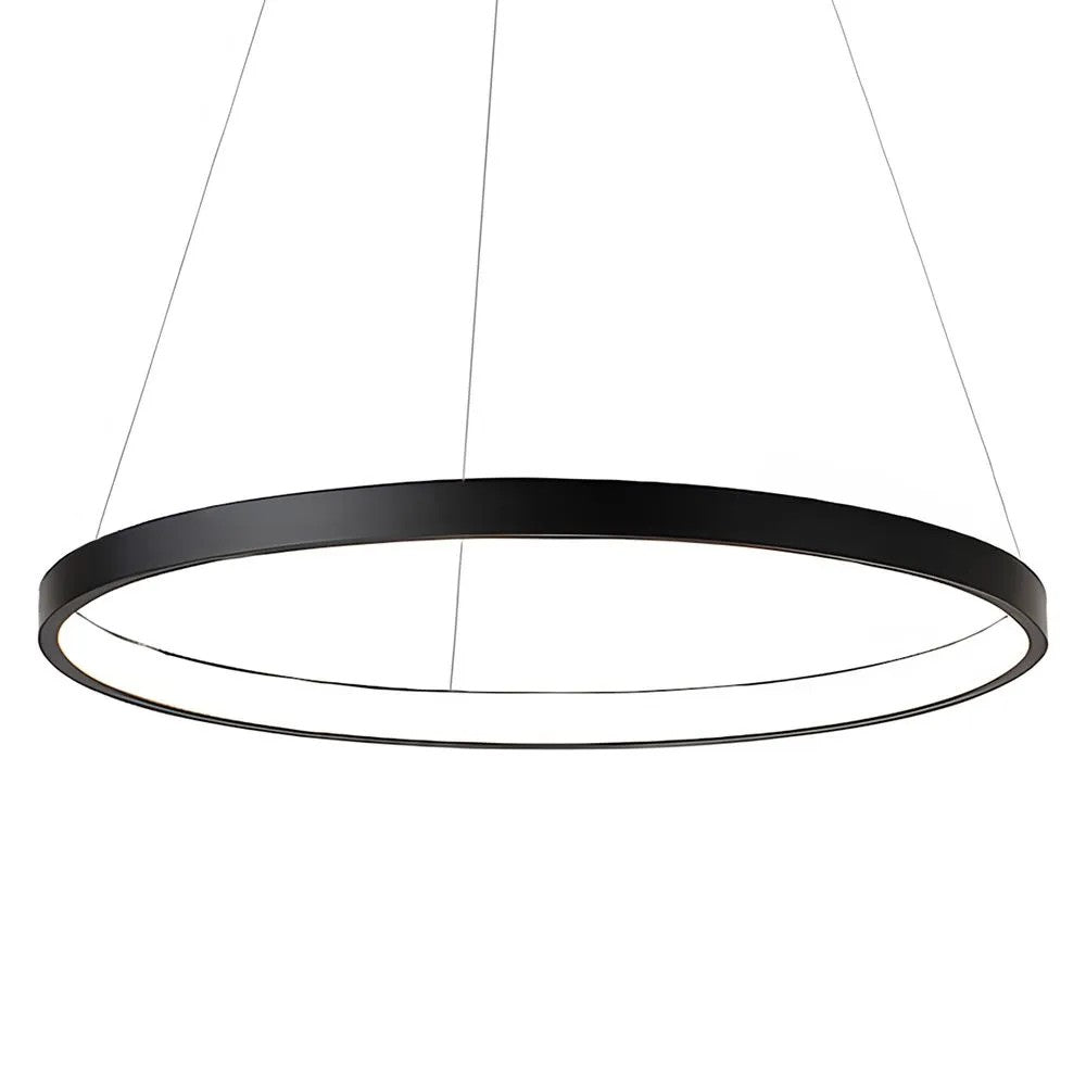 LAMPA SUFITOWA WISZĄCA LHJ012-CP 80cm Czarna 5