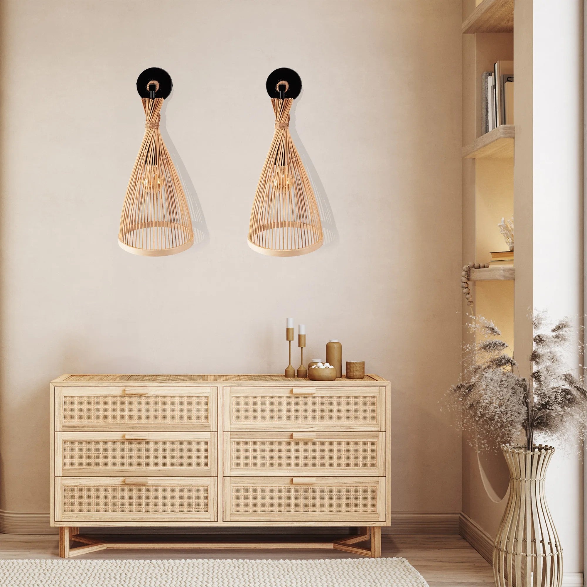 LAMPA ŚCIENNA KINKIET BOHO APP1340-1W 5