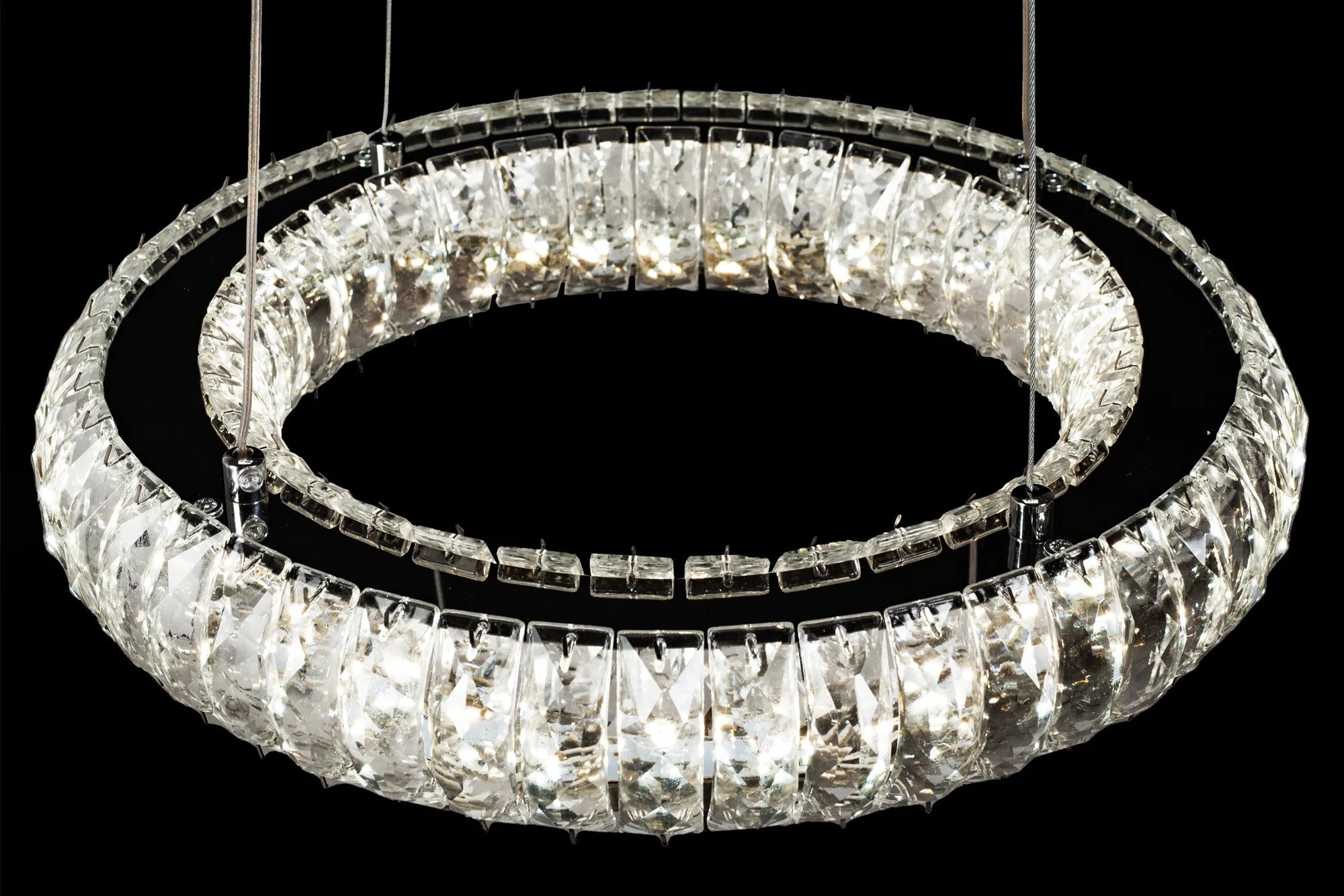 Kryształowa Lampa Sufitowa LED APP1040-CP + Pilot 5