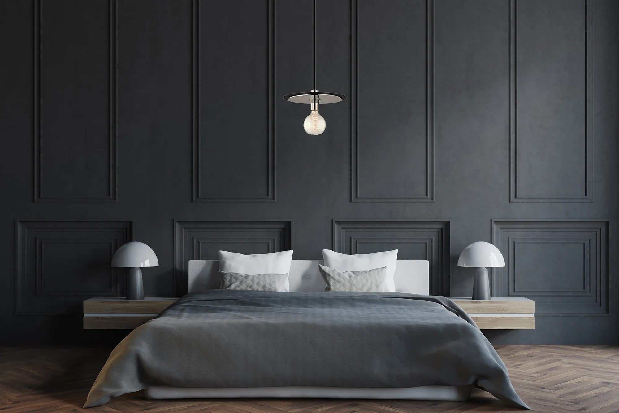 Lampa Wisząca APP1214-1CP Czarna 5