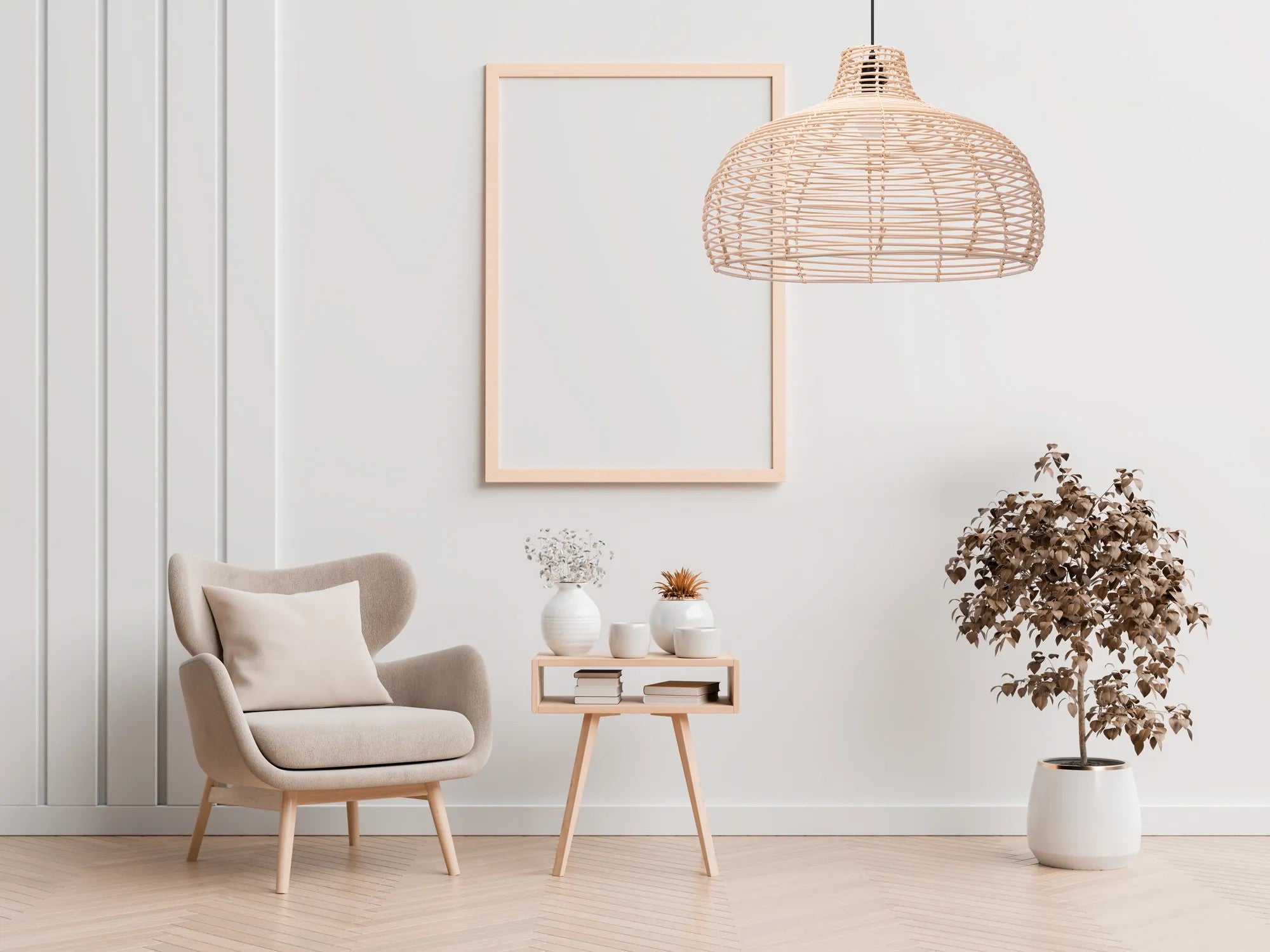 LAMPA SUFITOWA WISZĄCA NATURAL BOHO APP985-1CP BIG 5