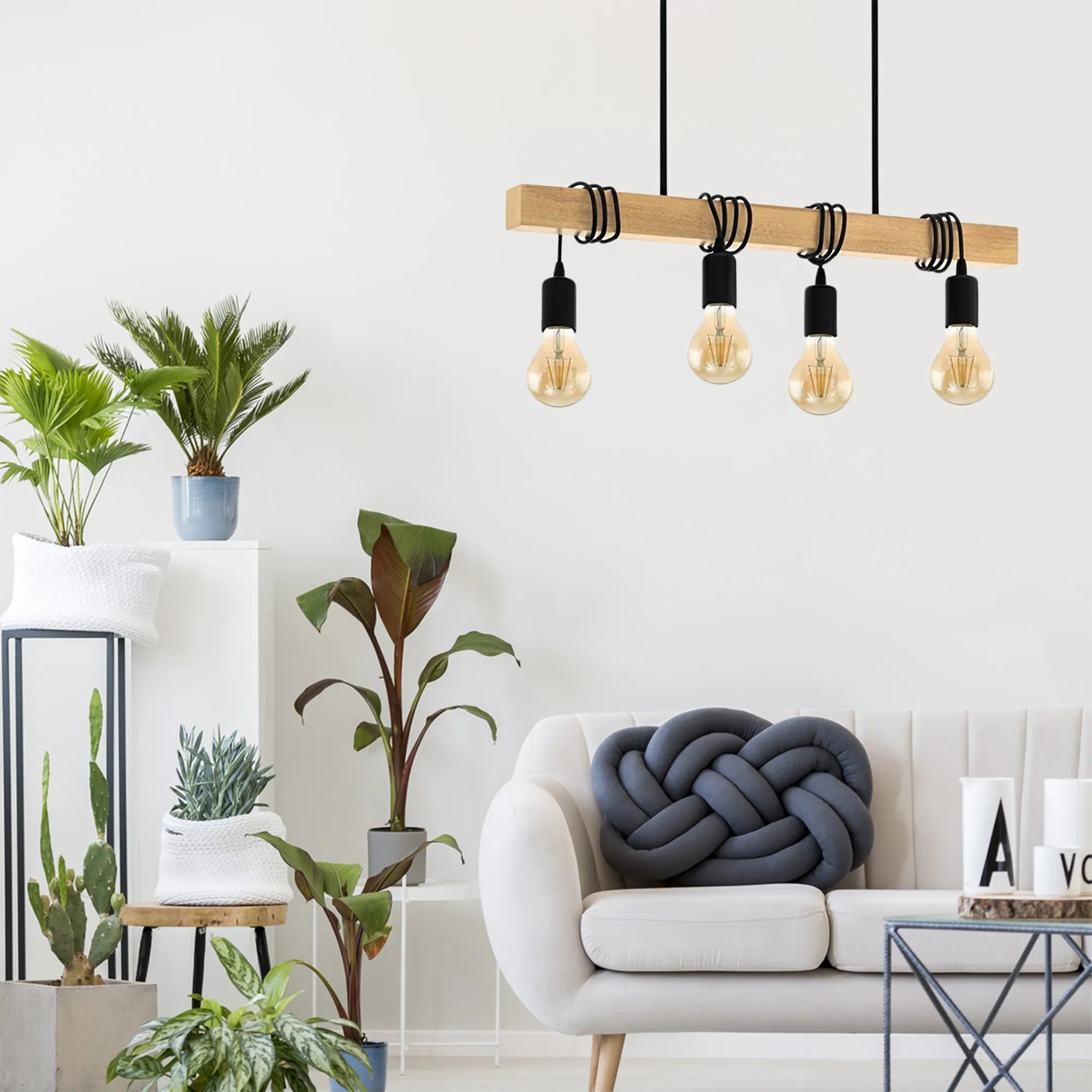 LAMPA SUFITOWA WISZĄCA BOHO LINE APP974-4CP 5