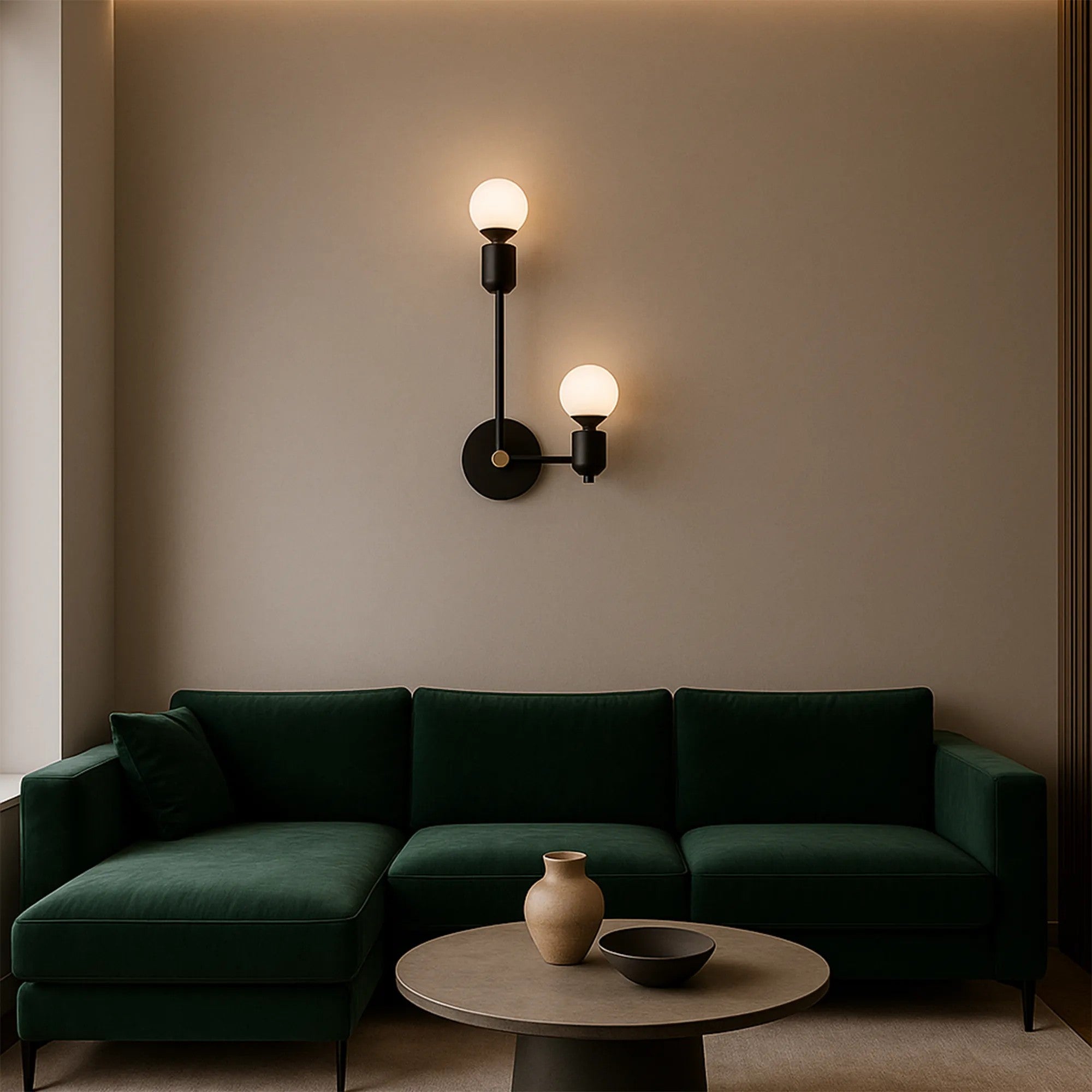 Kinkiet APP1707-2W CZARNY 5